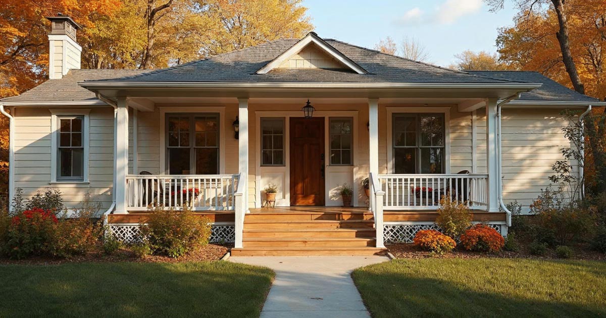 Modest mid-century home typical of many found in Northern Arizona